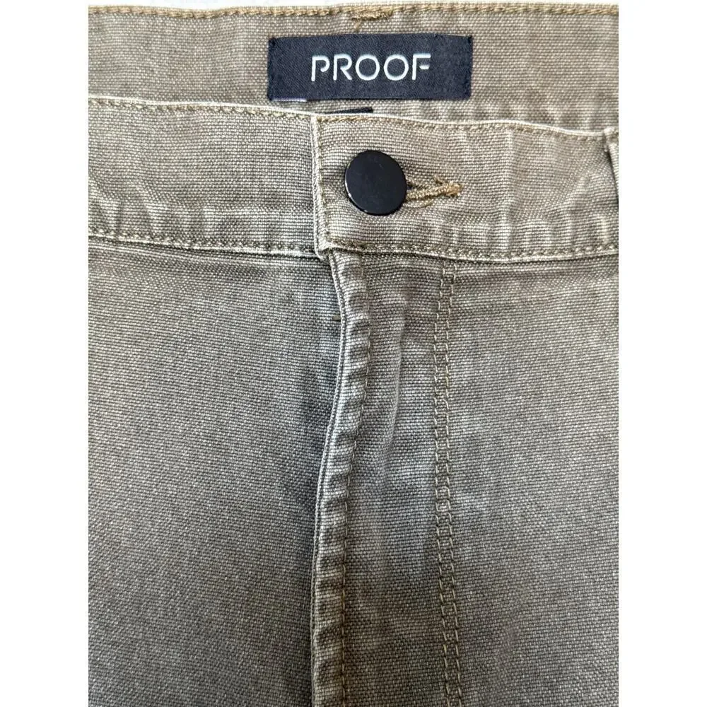 Hackberry PROOF Men’s Straight Brown Jeans Stretch Denim Size 34 x 34